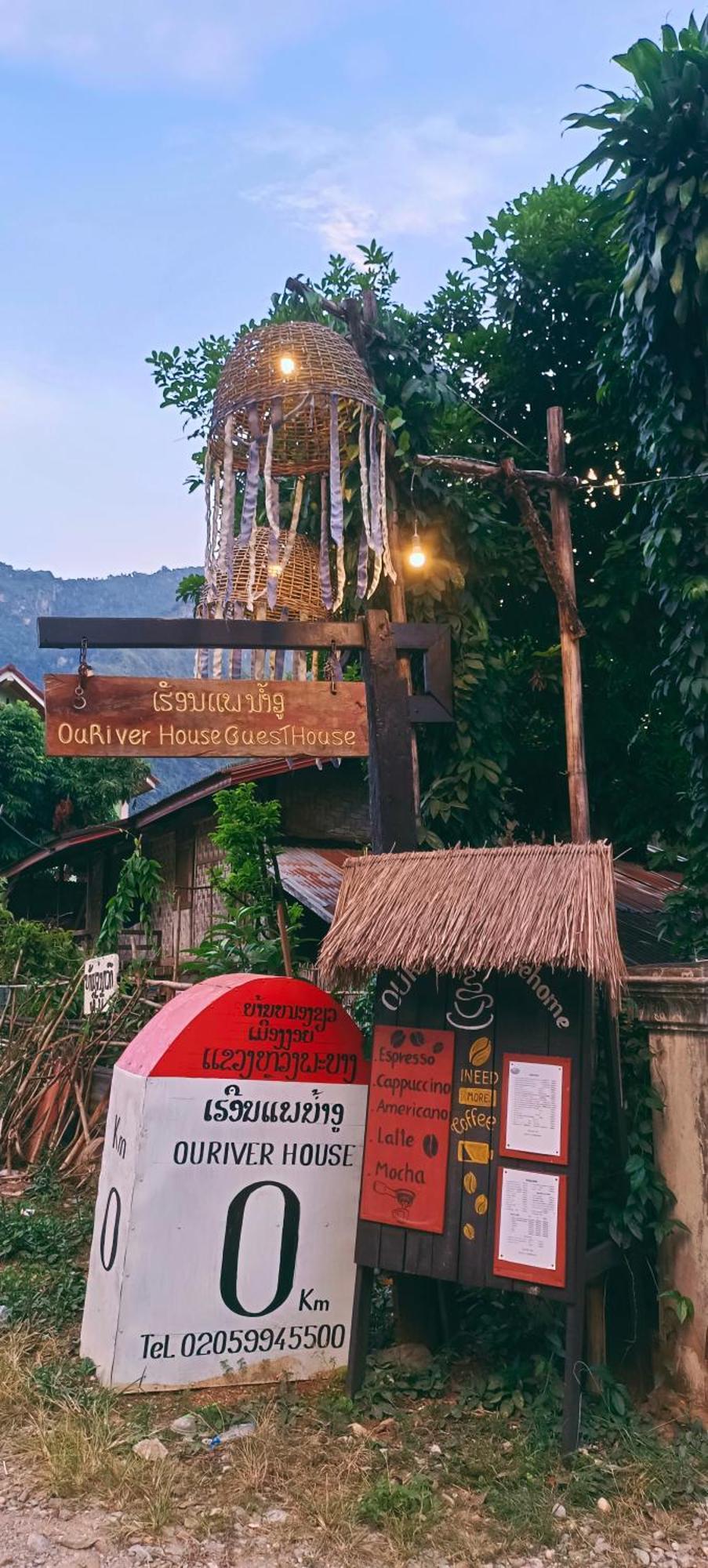 Ou River House Nongkhiaw Exterior foto