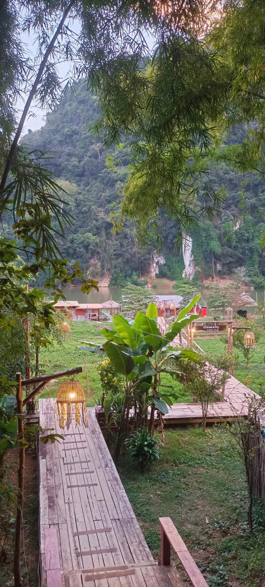 Ou River House Nongkhiaw Exterior foto